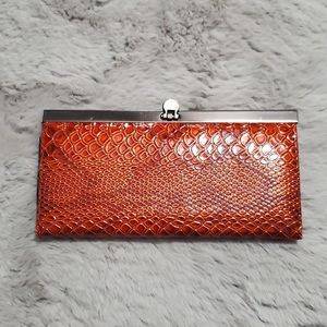 Elegant Orange Clutch Bag